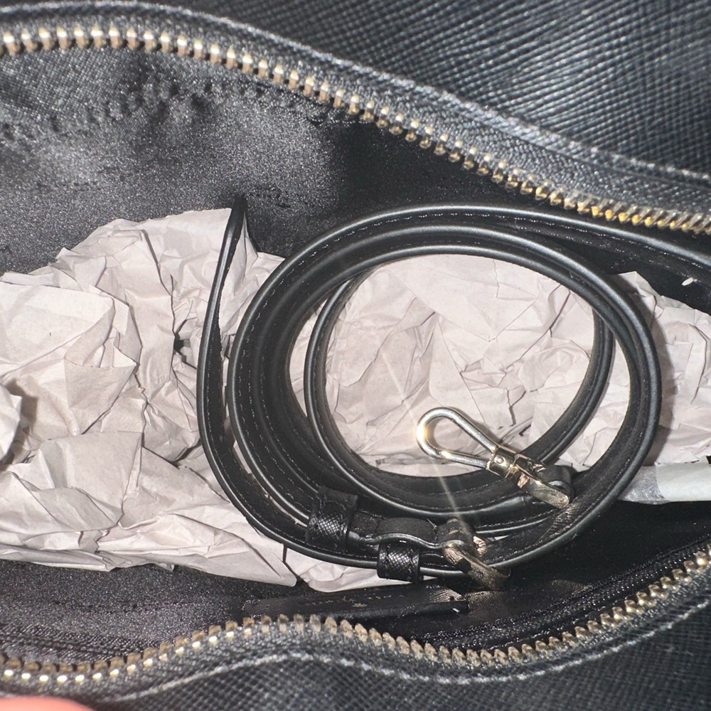 Kate Spade Black Satchel with Glitter Finish - Picture 4 of 4